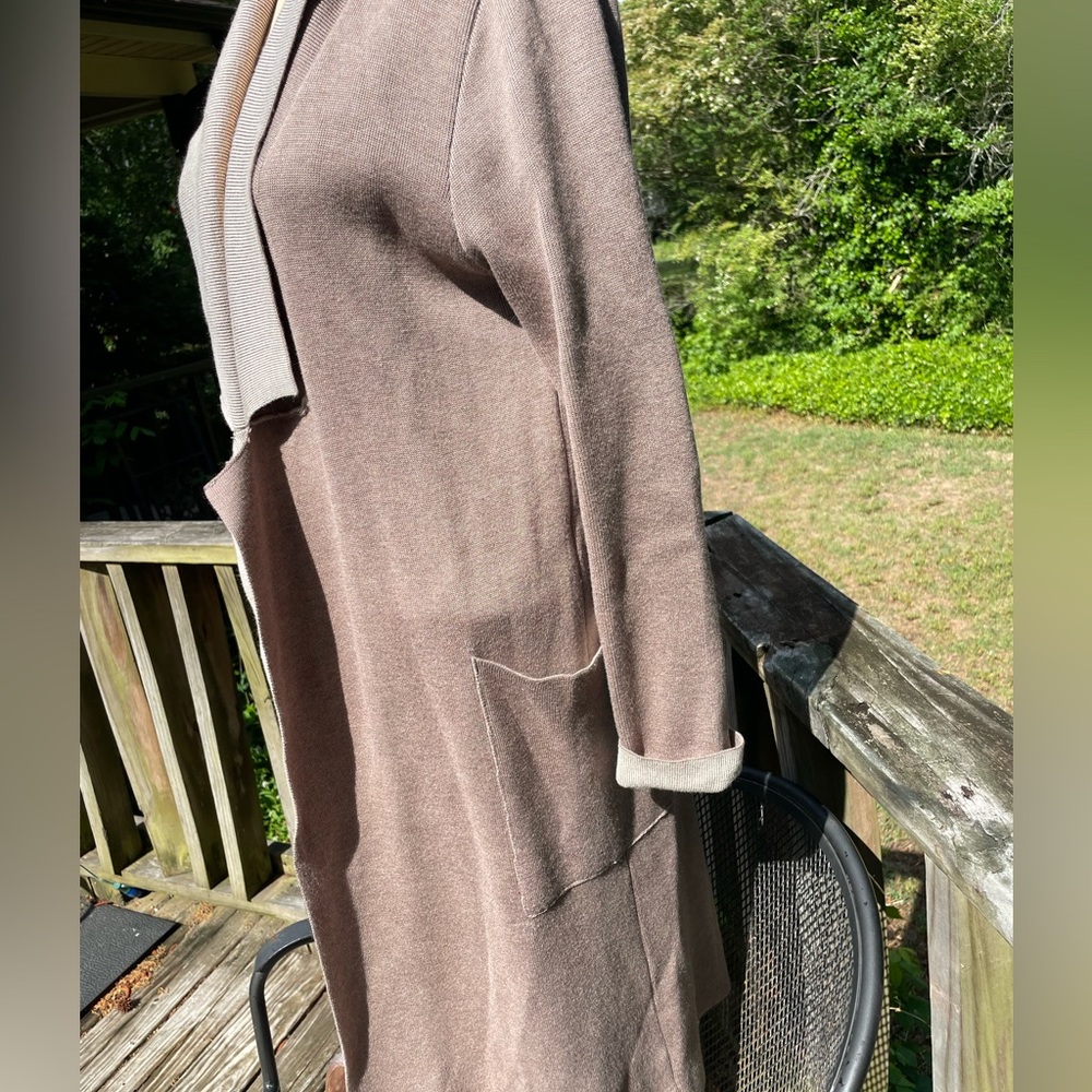 Pink Martini long sweater jacket duster size extra small - Picture 3 of 6